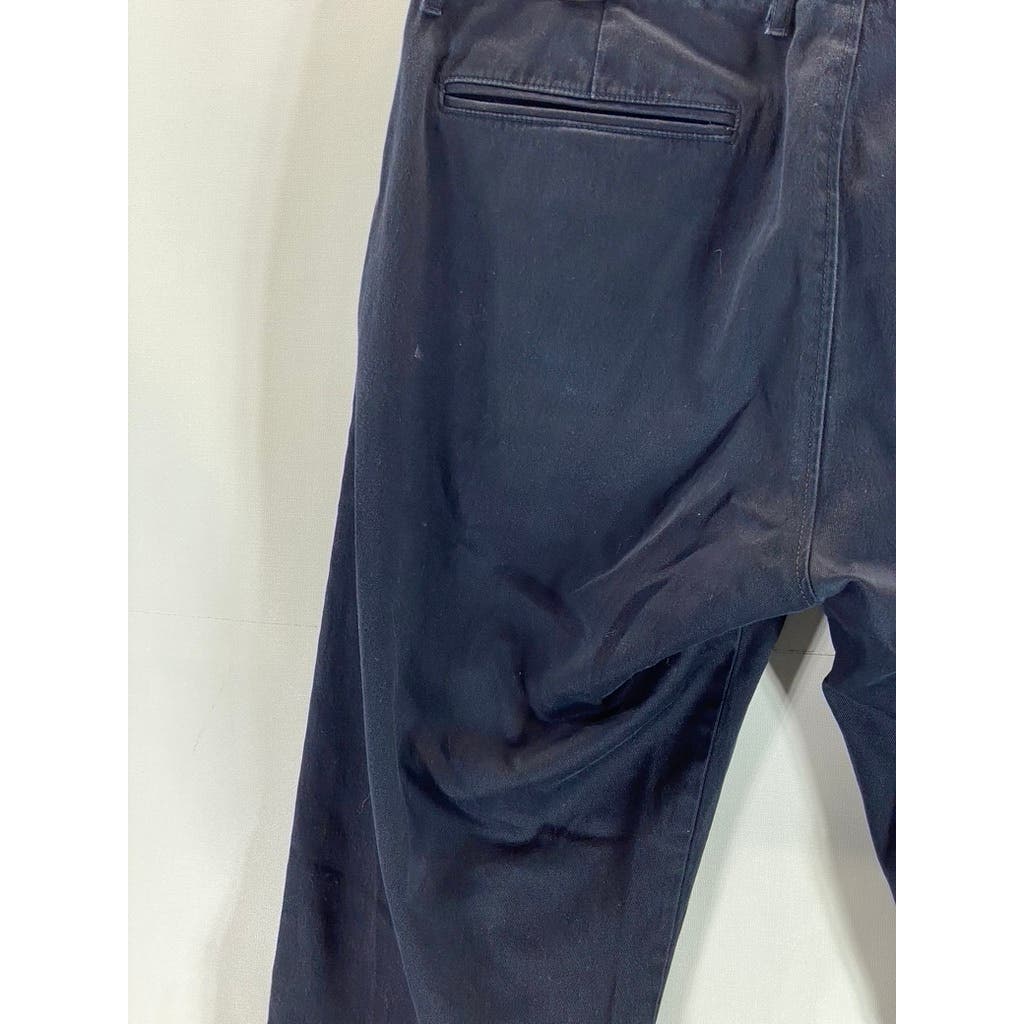 J. CREW Men's Navy Stretch 484 Slim-Fit Chino Pants SZ 32X32