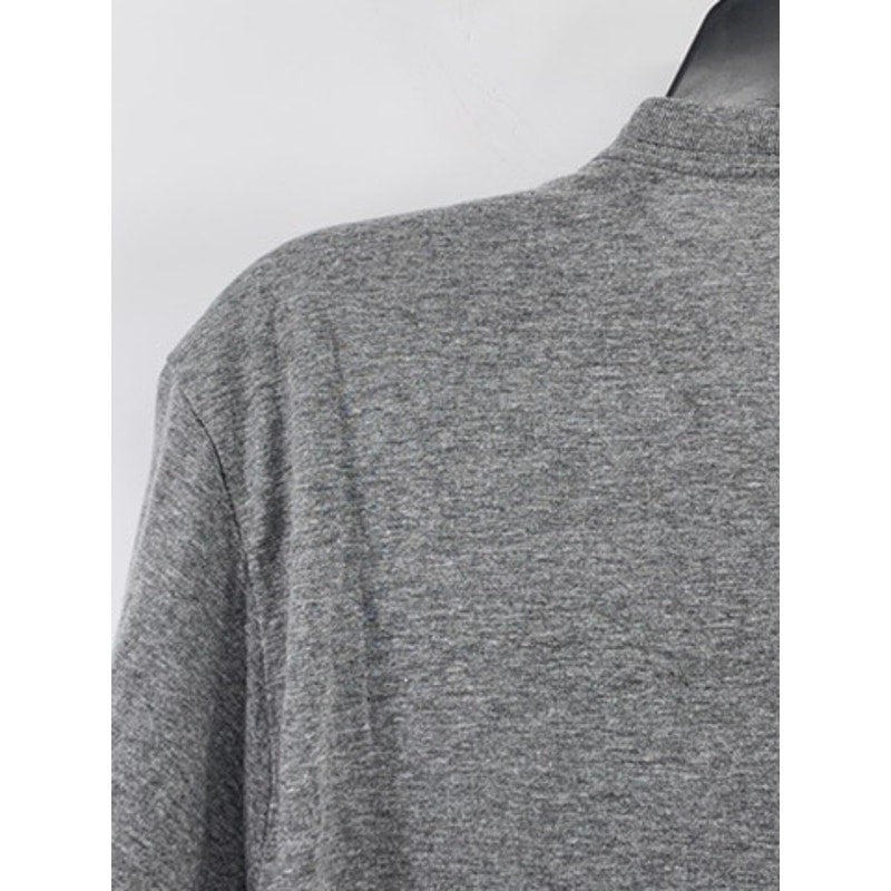 UNBRANDED Men’s Gray Logo Short Sleeve T-Shirt SZ M