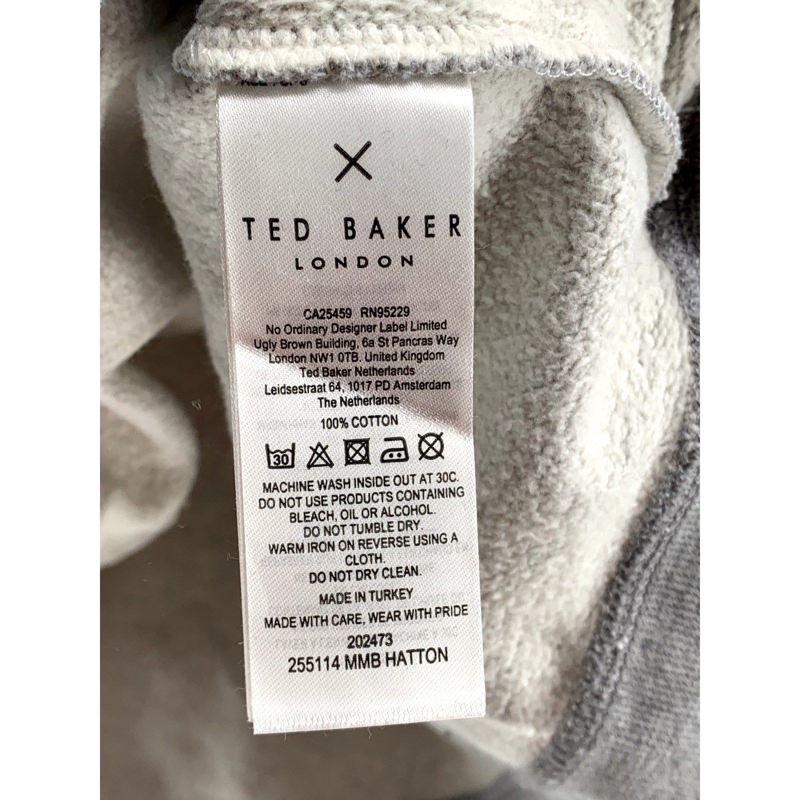 TED BAKER LONDON Men's Gray Hatton Crewneck Long Sleeve Casual Sweatshirt SZ4(L)