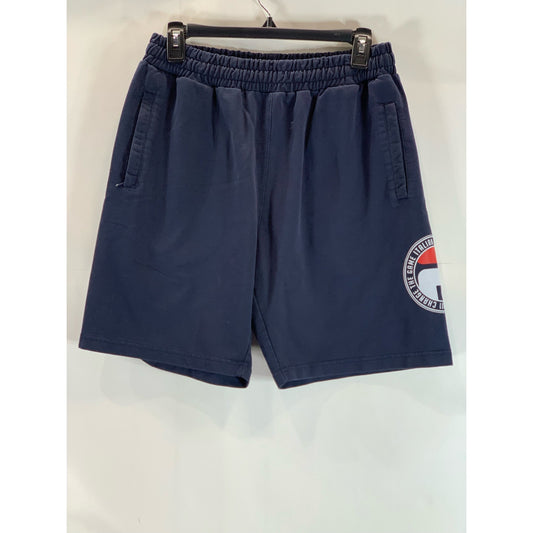 FILA Men's Navy Change The Game Sportwear Drawstring Pull-On Shorts SZ L