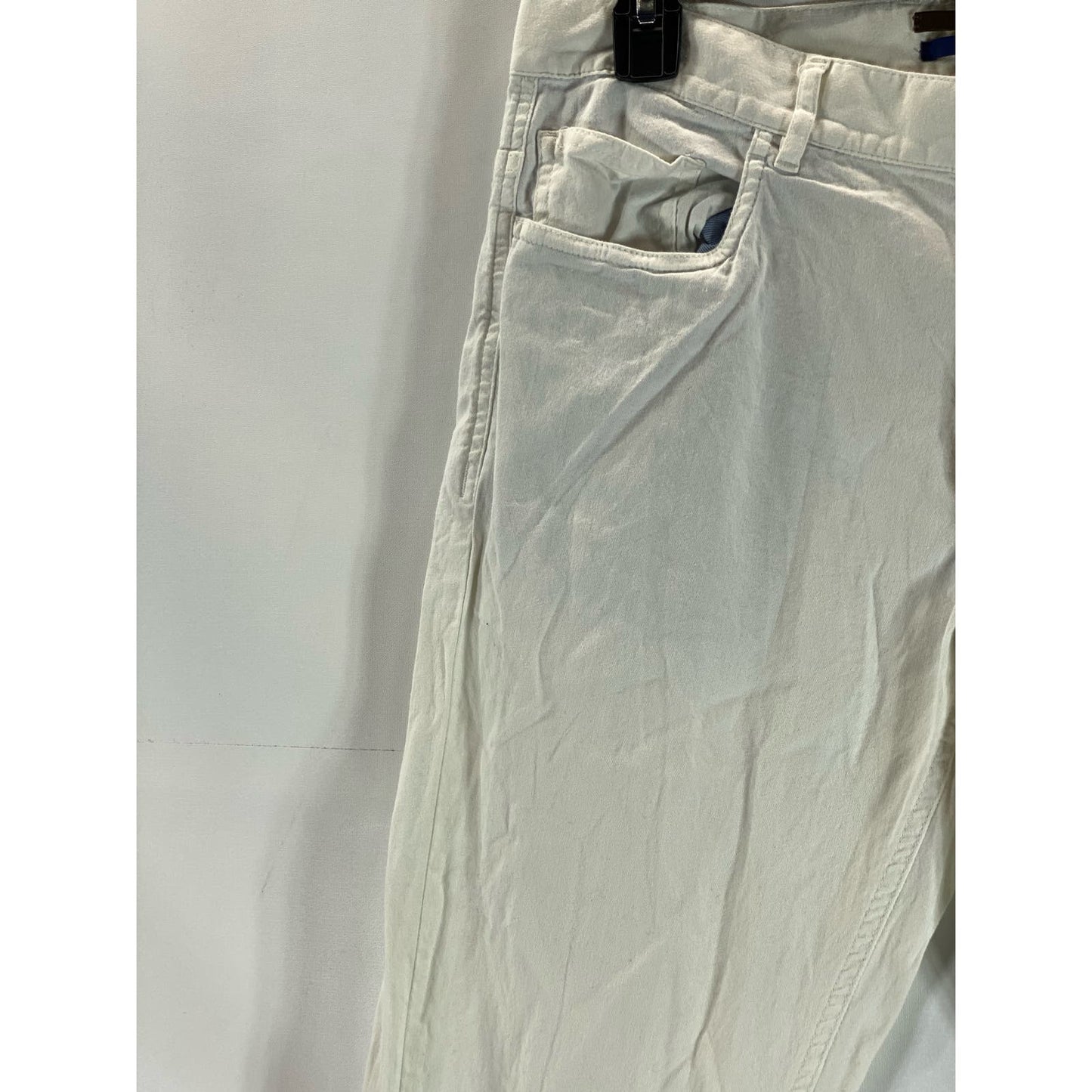 BROOKS BROTHERS Men's White Straight-Leg Five-Pocket Jean SZ 34