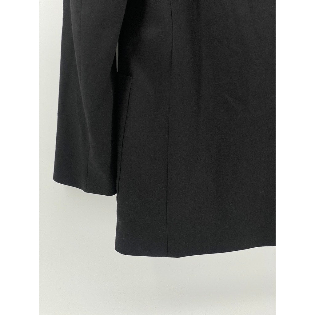MNG Women's Black Two-Button Notch Collar Blazer SZ S