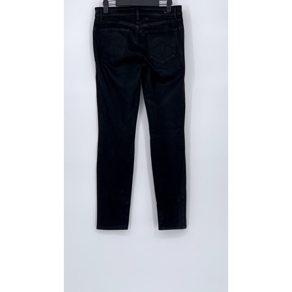 LEVEL 99 Women's Black Stretch Skinny-Leg Five-Pocket Jeans SZ 28/6