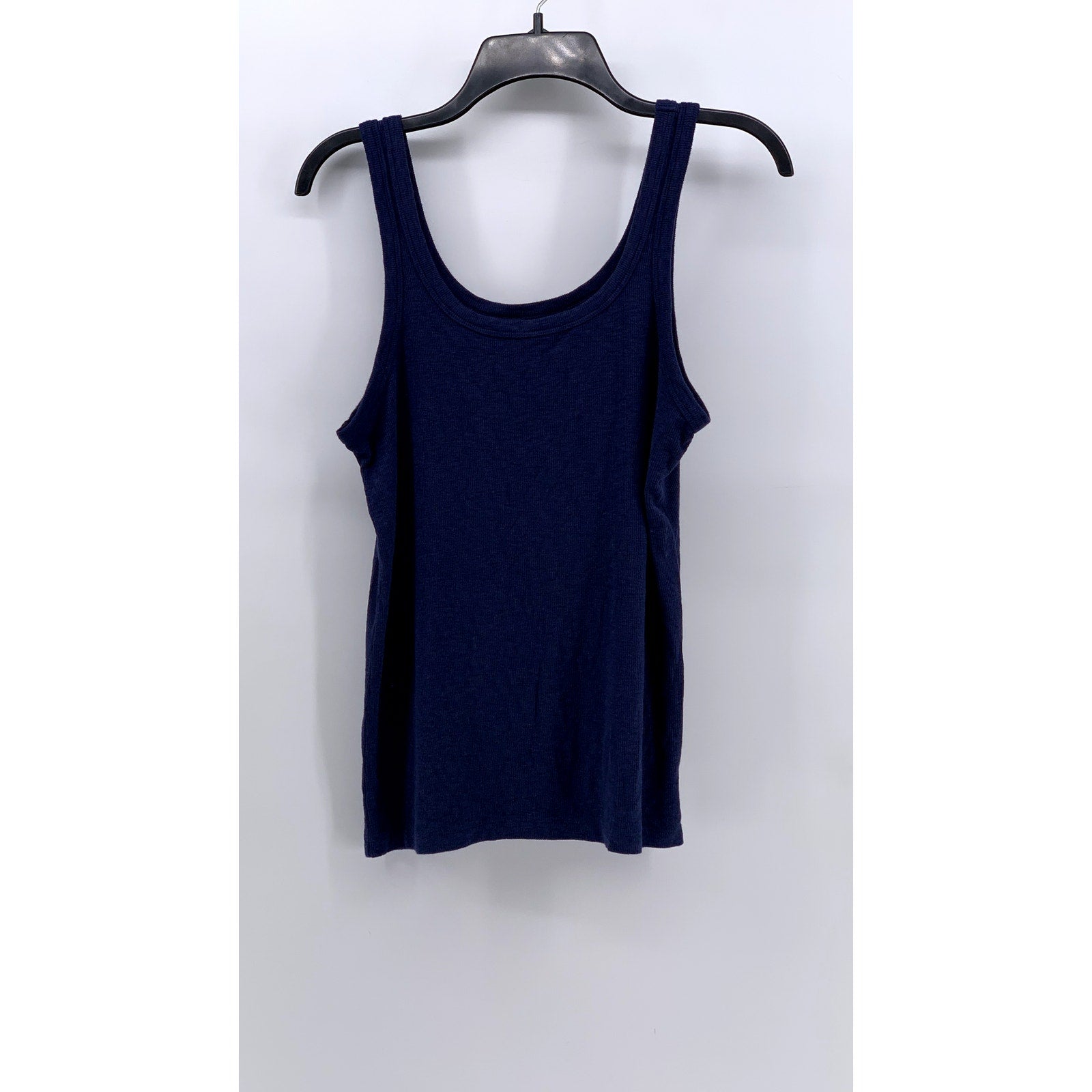 AERIE Women's Navy Ribbed Casual Tank Top SZ L