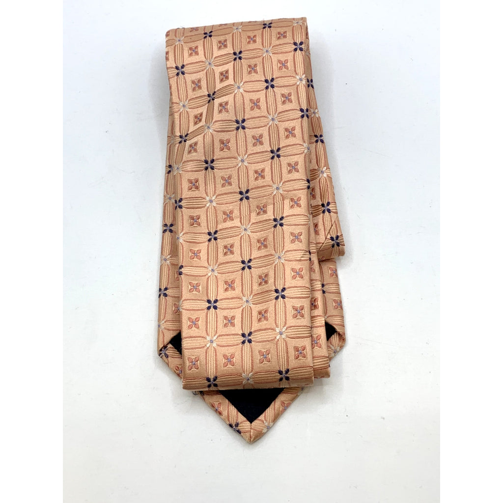 CLUB ROOM Men's Vintage Silk Floral Beige Regular Tie OS