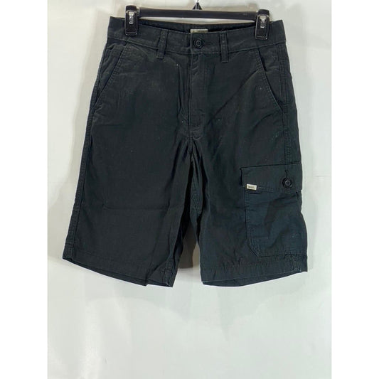 VANS Men's Solid Black Cargo Shorts SZ 28