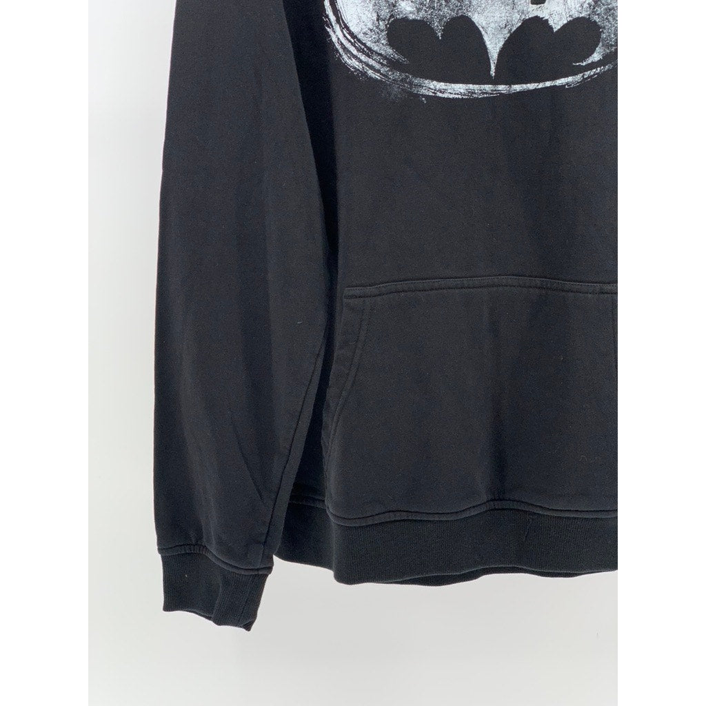 DC BATMAN Unisex Black Graphic Hoodie SZ L