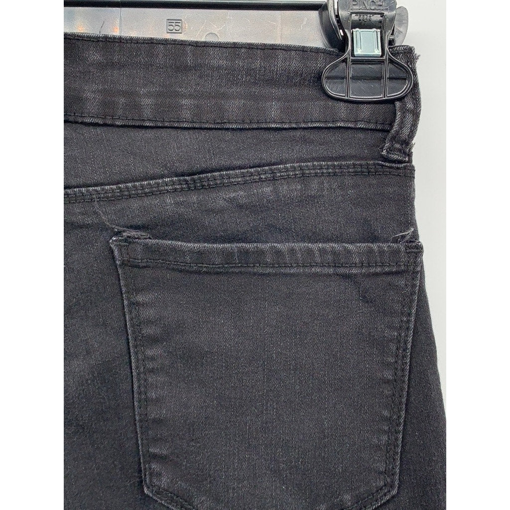 UNBRANDED Women's Black Solid Skinny Leg Jeans SZ 28