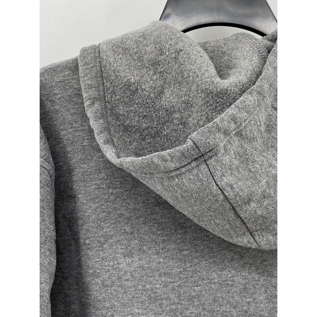 EFFECI Women's Gray Plus Zip-Up Hooded Sweater SZ 3X