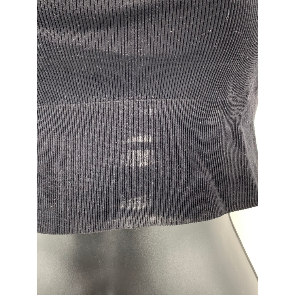 UNBRANDED Women's Black Solid Halter Spaghetti-Strap Cropped Cami Top SZ XS