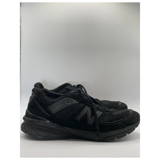 NEW BALANCE Men's Black 990V5 Mesh Lace-Up Running Sneakers SZ 9.5