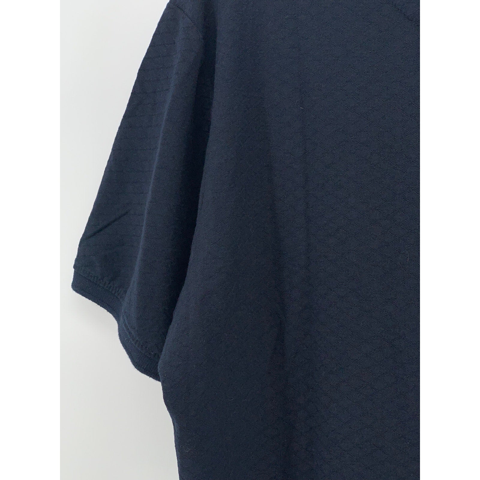 CACTUS MAN Ricky Singh Men's Navy Short Sleeve Classic Fit Polo Shirt SZ L