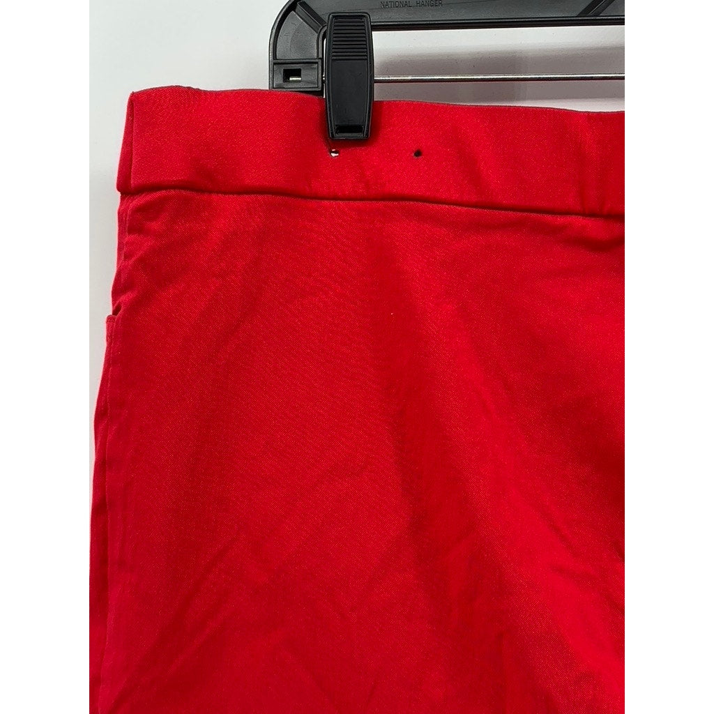 ALFRED DUNNER Women's Petite Red Bermuda Shorts SZ 18P