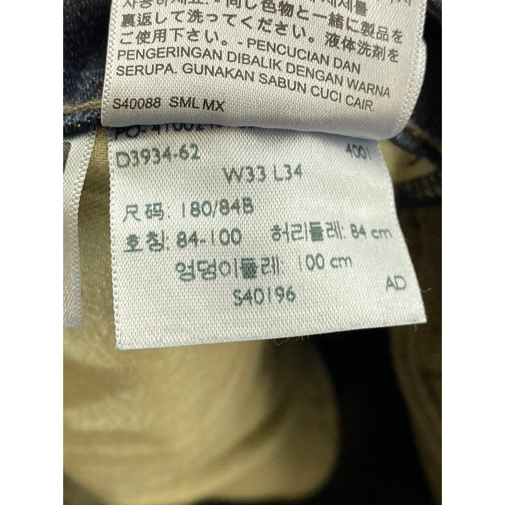 LEVI'S Men's Indigo Blue 511 Denim Slim-Fit Five-Pocket Jean SZ 33X34