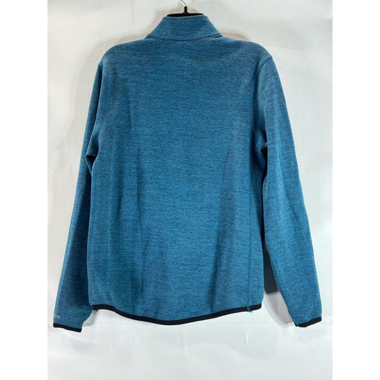 AMERICAN EAGLE OUTFITTERS Men's Blue Active Flex Quarter-Zip Sweater SZ S