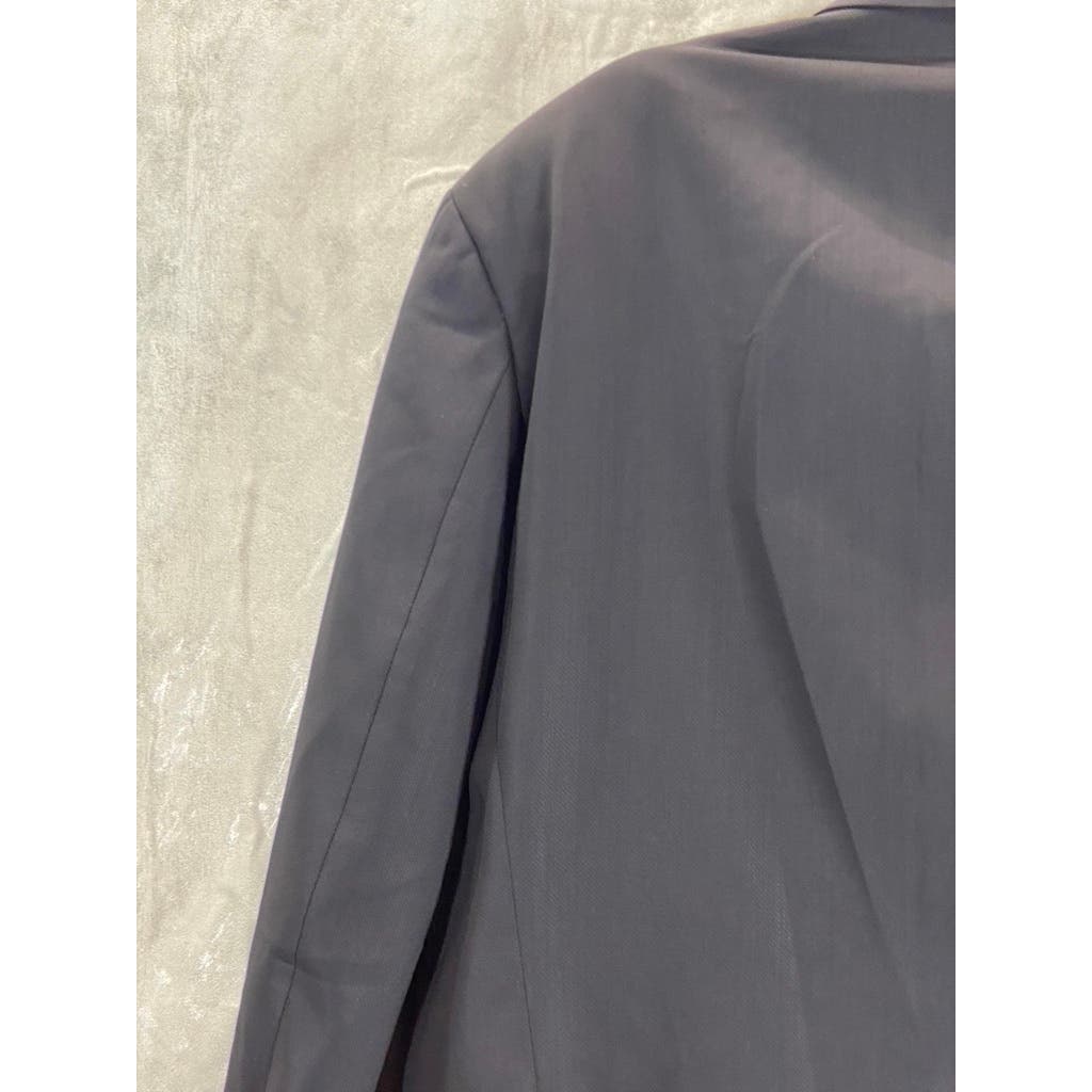 BOSS HUGO BOSS Men's Black Solid Vintage Three-Button Blazer SZ 42R