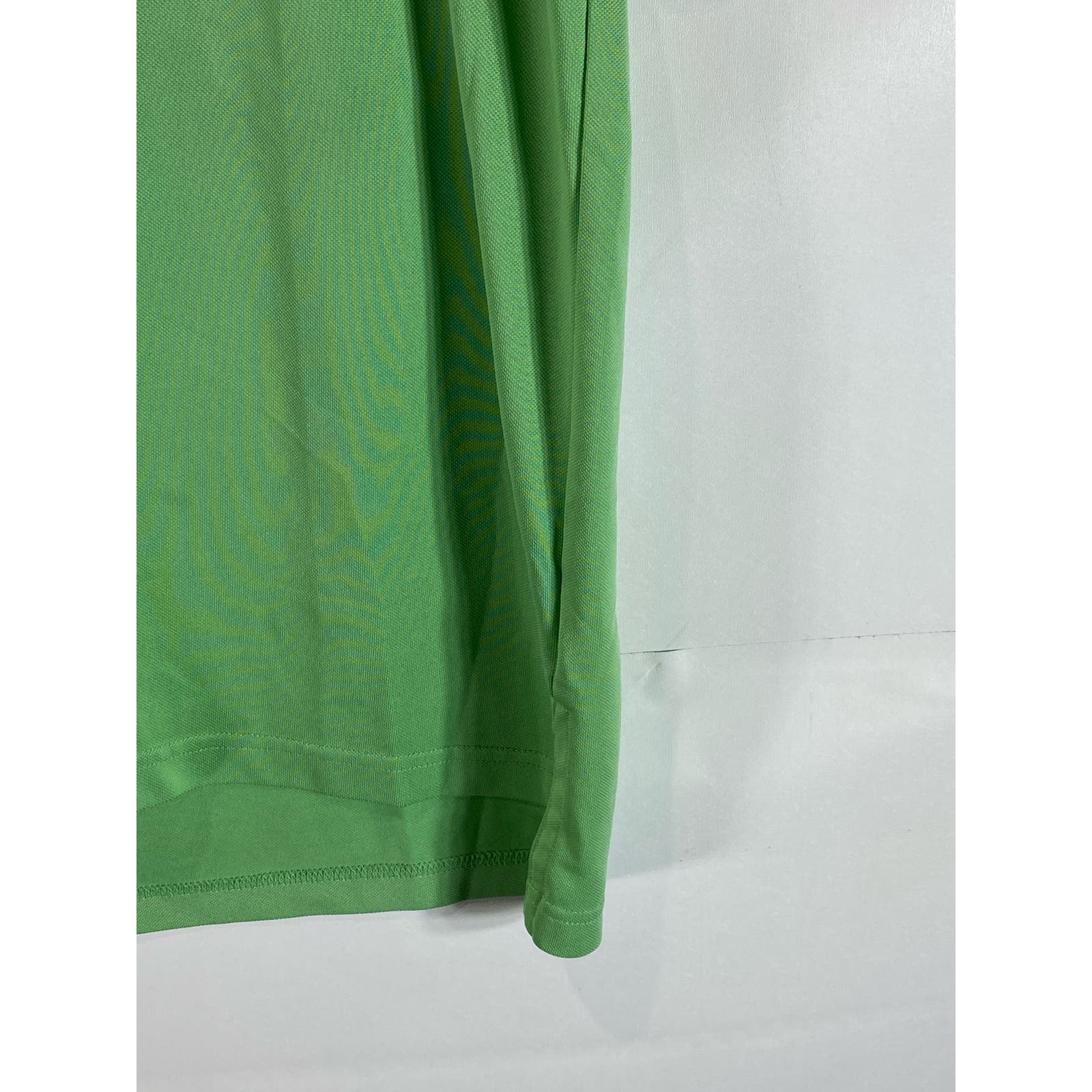 PETER MILLAR Men's Green The Ocean Course Summer Comfort Short Sleeve Polo SZ L