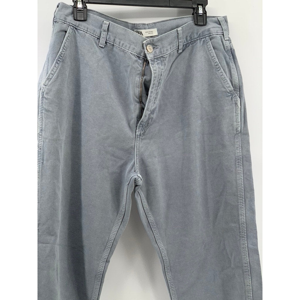 ZARA Men's Gray Denim Slim-Fit Jeans SZ 32