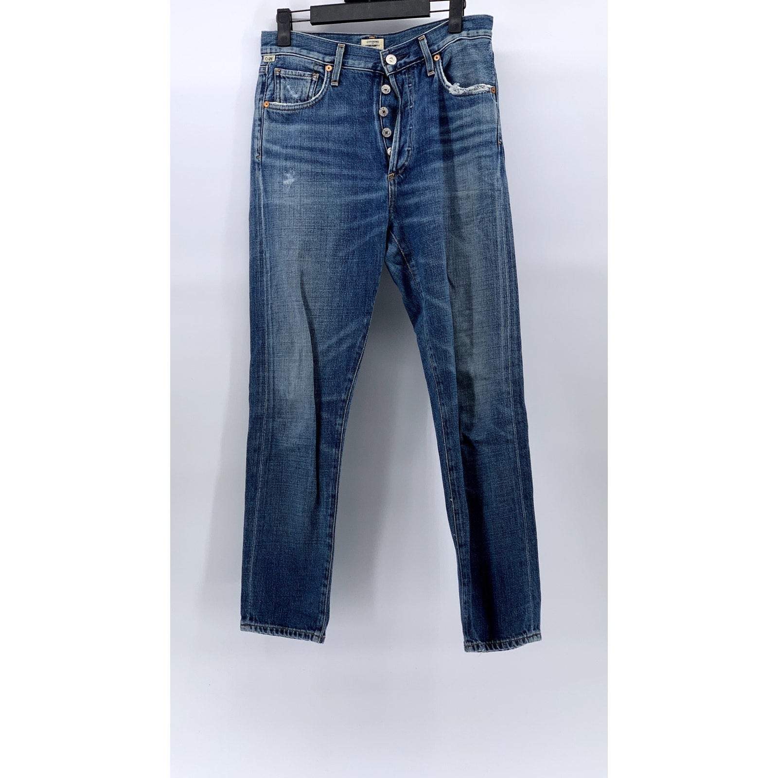 CITIZENS Of HUMANITY Women’s Blue Liya High-Rise Cropped Skinny Jean SZ 24