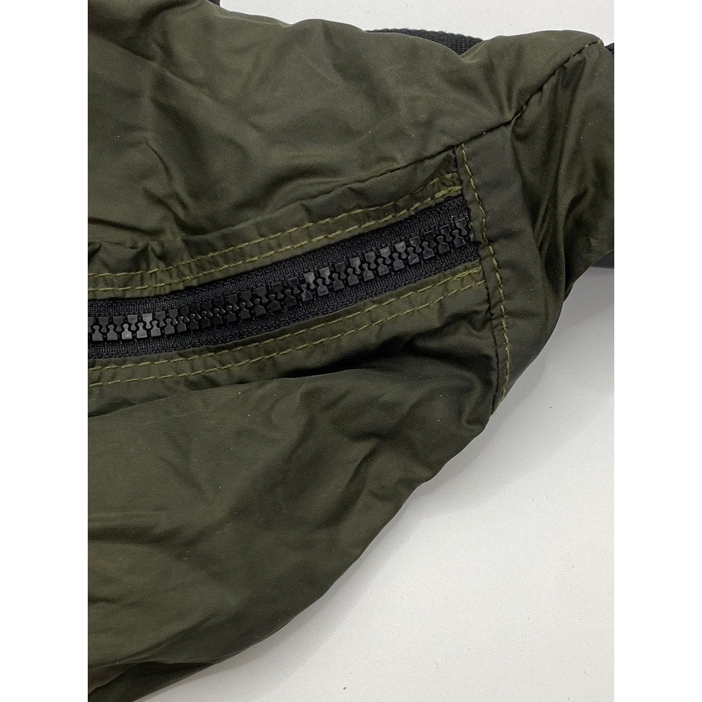 H&M Unisex Adult Dark Green Lightweight Adjustable Strap Belt Bag SZ OS