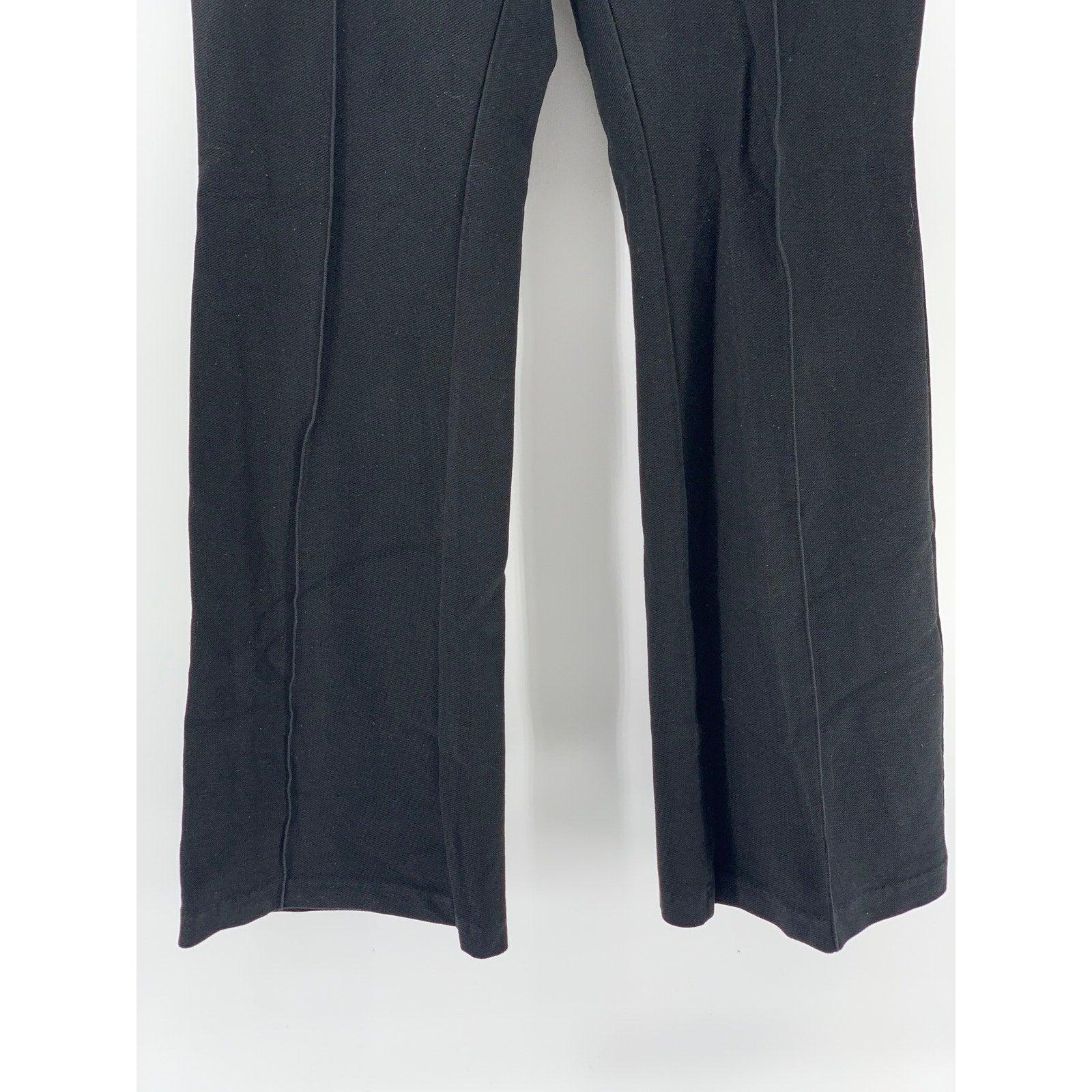 MICHAEL MICHAEL KORS Women's Black Striped Wide-Leg Pull-On Pants SZ M