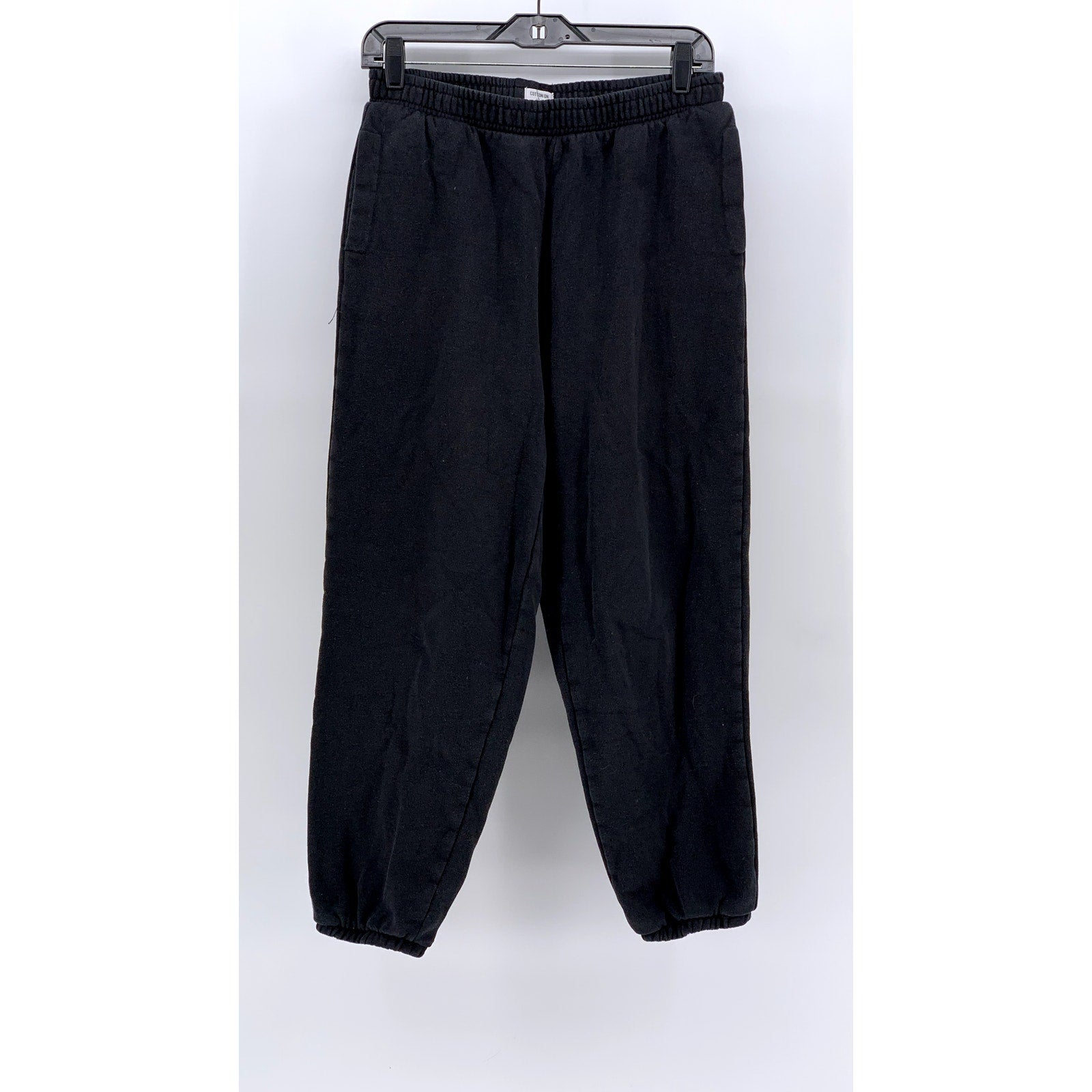 COTTON ON Women's Black Solid Casual Sweatpants SZ S
