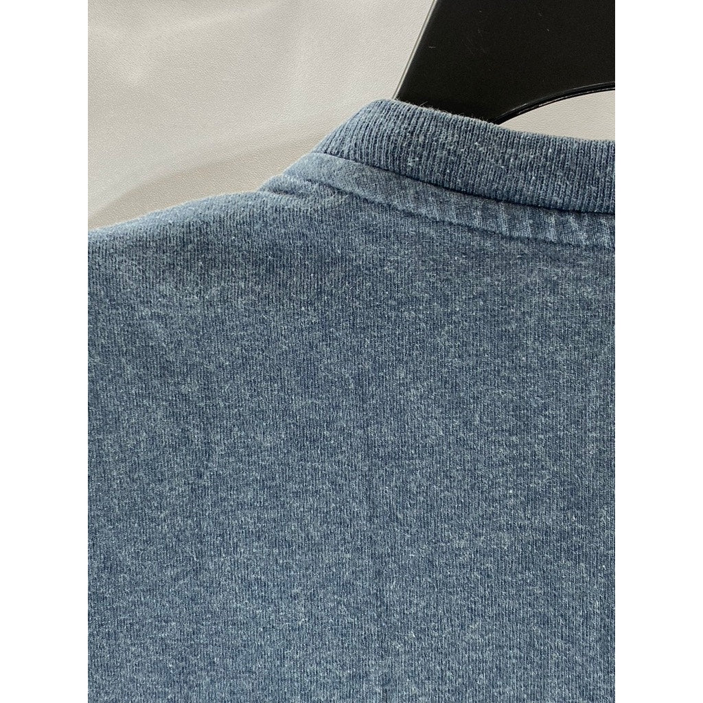 EVERLANE Men's Blue Essential Crewneck Short Sleeve T-Shirt SZ S