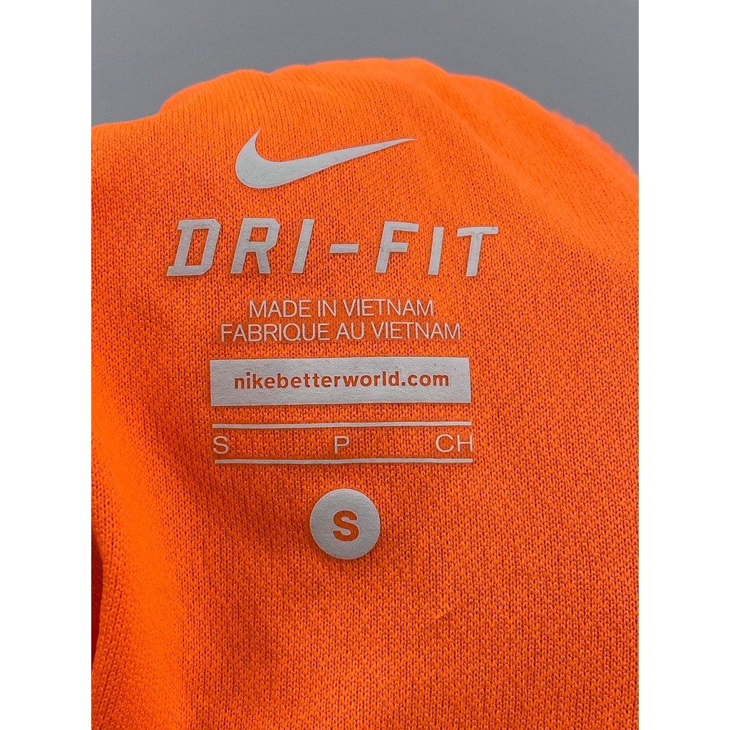 NIKE Women's Purple-Orange Striped Drawstring Dri-Fit Running Shorts SZ S
