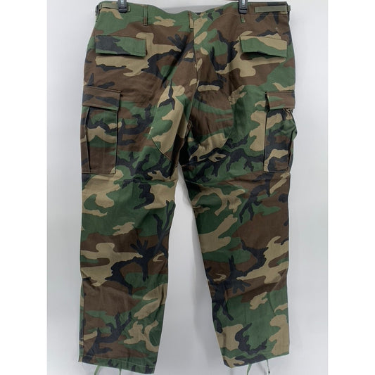 PROPPER Men's Green Camo Combat Drawstring Hem Cargo Trousers SZ 3XL