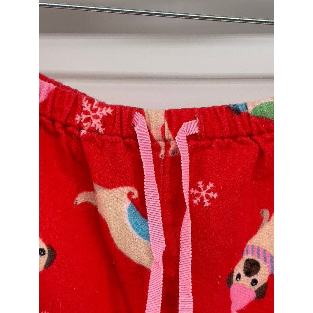 MUDD Women's Red Dog Christmas Printed Pajama Pants SZ XL