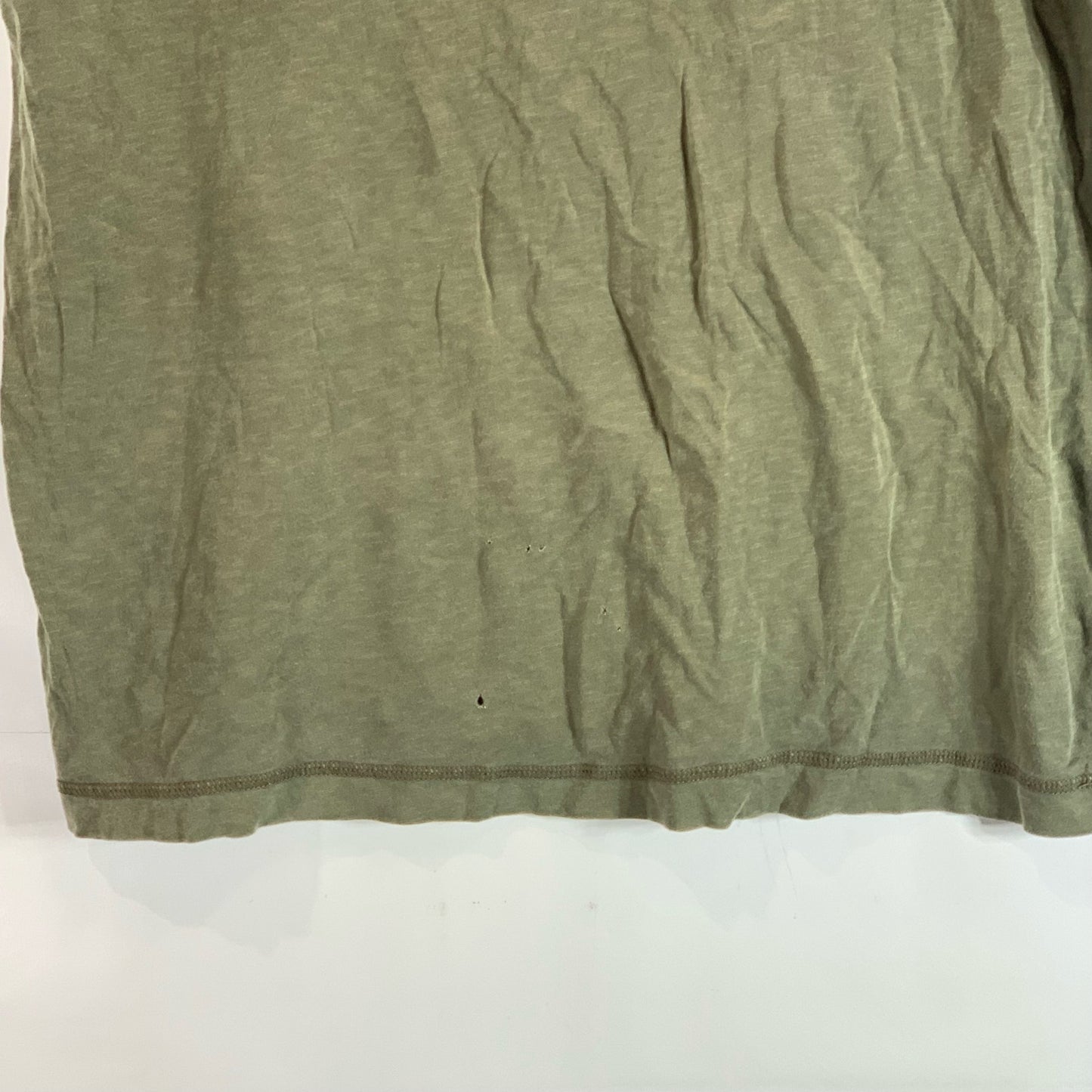 AMERICAN EAGLE Outfitters Men's Army Green Athletic-Fit Henley Shirt SZ XL