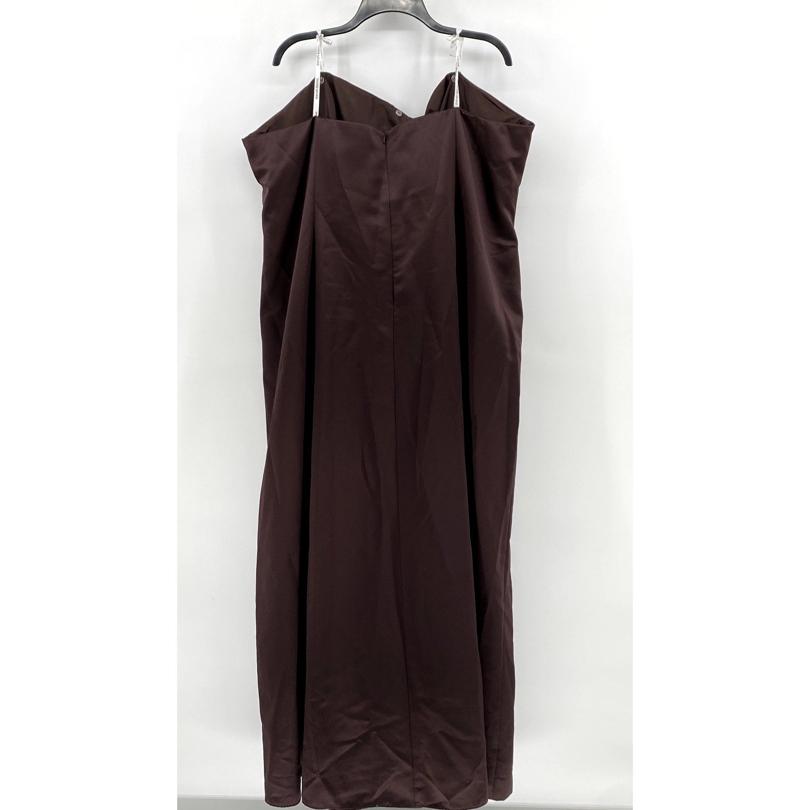 DAVID'S BRIDAL Women's Brown Strapless 2pc Gown SZ 26