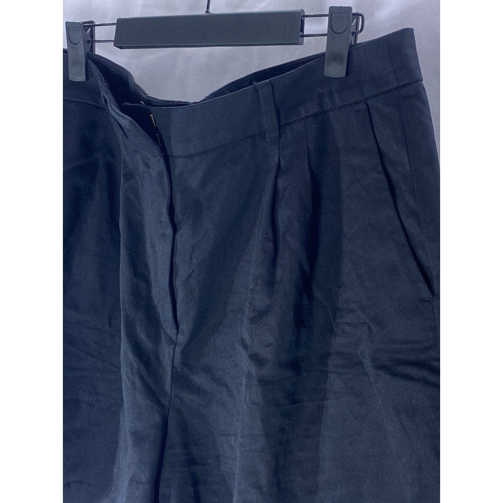 OLD NAVY Women’s Black Jack Solid Extra High-Rise Taylor Trouser Shorts SZ L