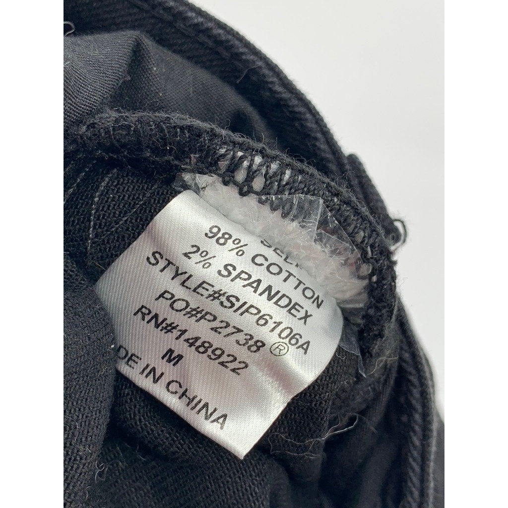 SAINTS AND HEARTS Women's Black Frayed Flare Jeans SZ M