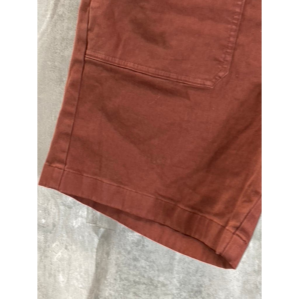 VINCE. Men's Rust Drawstring Pull-On Bermuda Shorts SZ M
