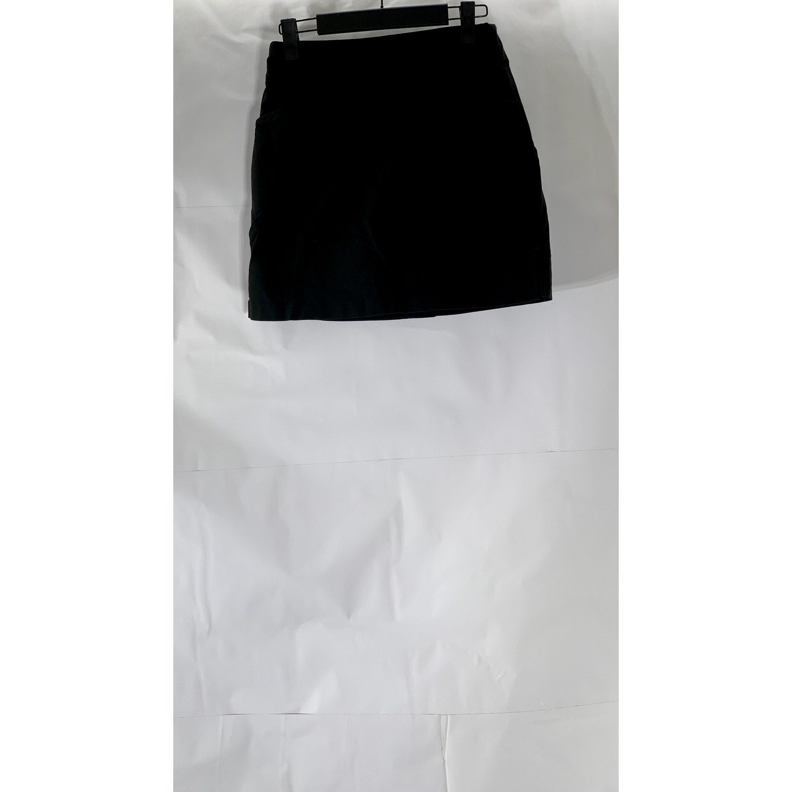 LADY HAGEN Women's Black Solid Pull-On Mini Sport Skort SZ 0