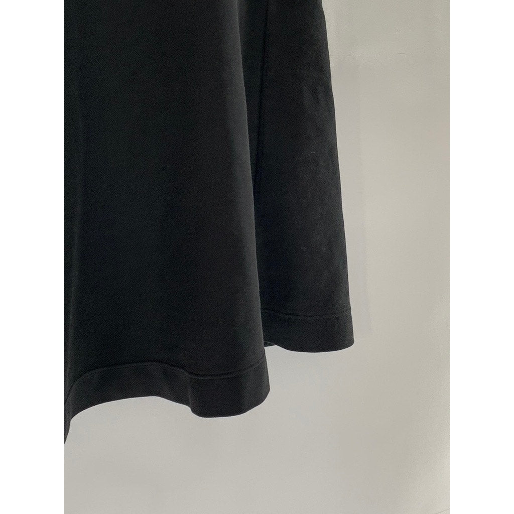 UNIQLO Women's Black Solid Pull-On A-Line Mini Skirt SZ M
