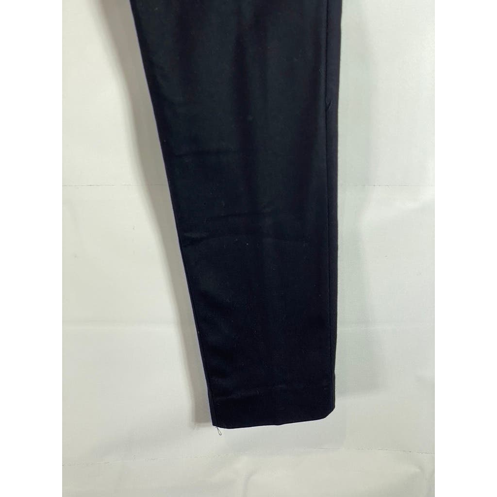 COS Men's Navy Wool-Blend Flat Front Dress Pants SZ 34R