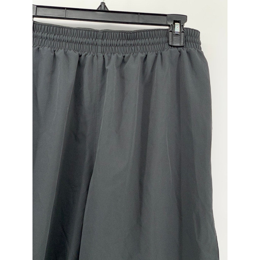 ADIDAS Men's Gray Solid Basketball Shorts SZ M