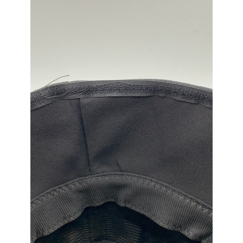 UNBRANDED Unisex Black Solid Canvas Bucket Hat SZ OS