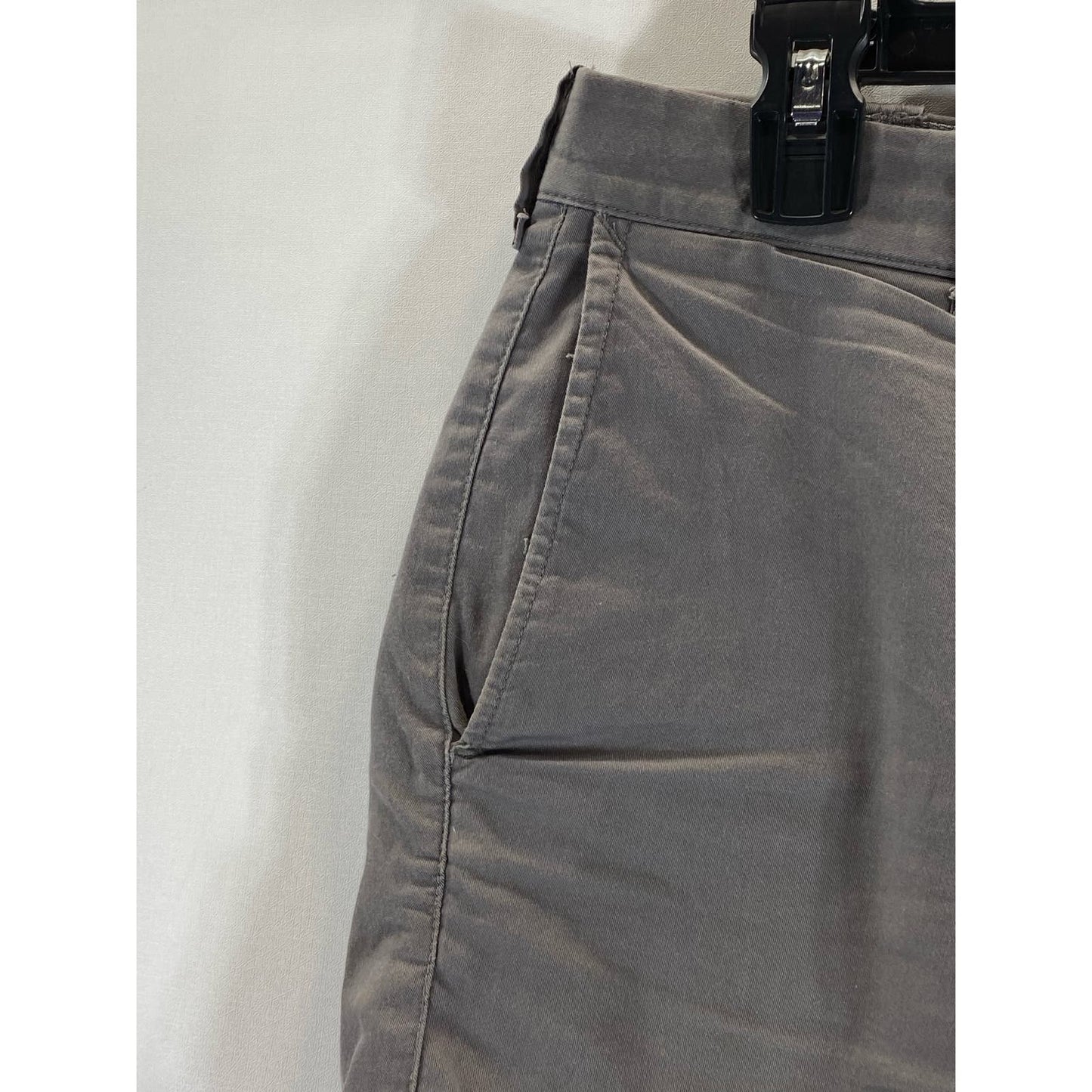 J.CREW Men's Dark Grey Cotton Regular-Fit 7" Chino Shorts SZ 29