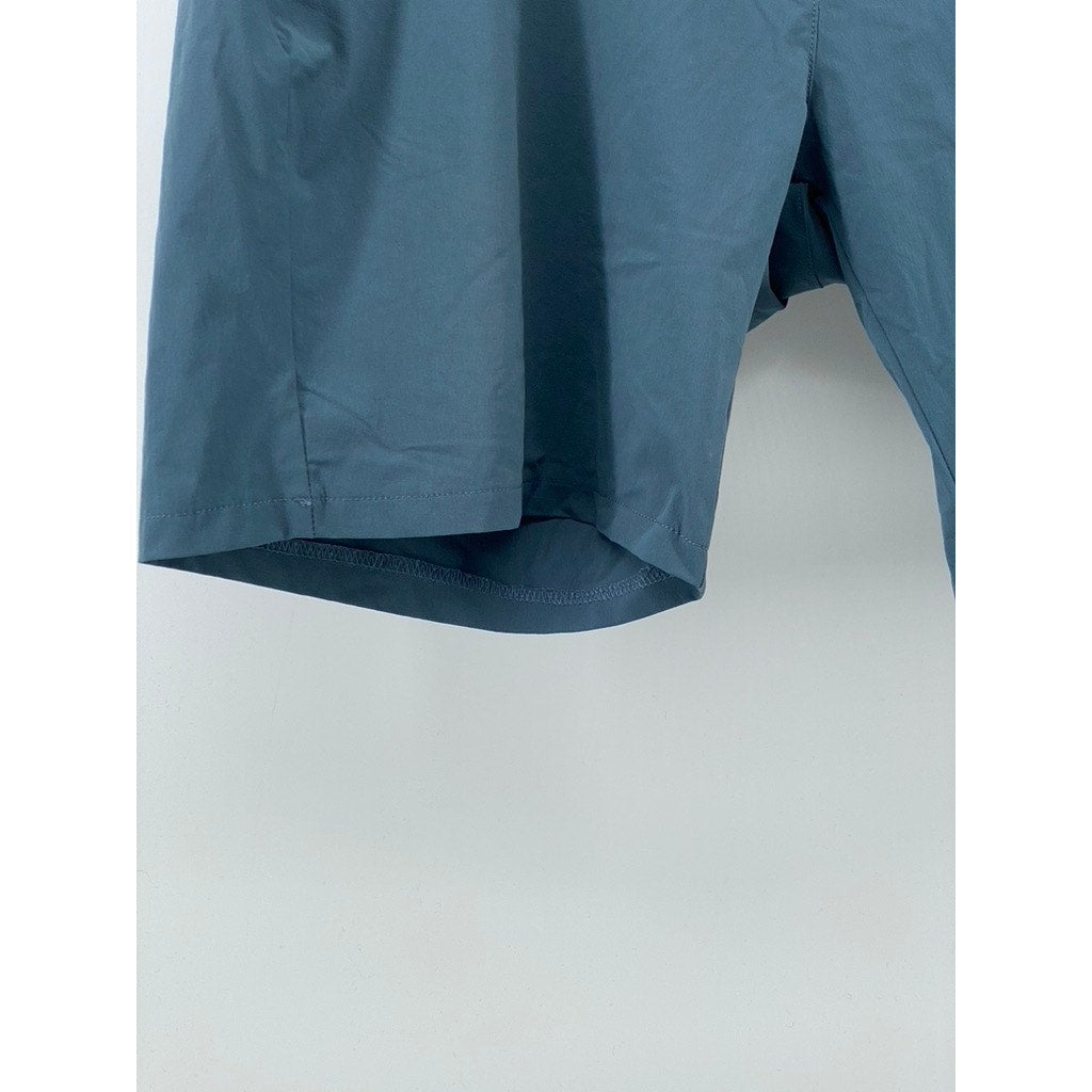 UNBRANDED Men's Blue Buckle Lightweight Mesh Shorts SZ 36