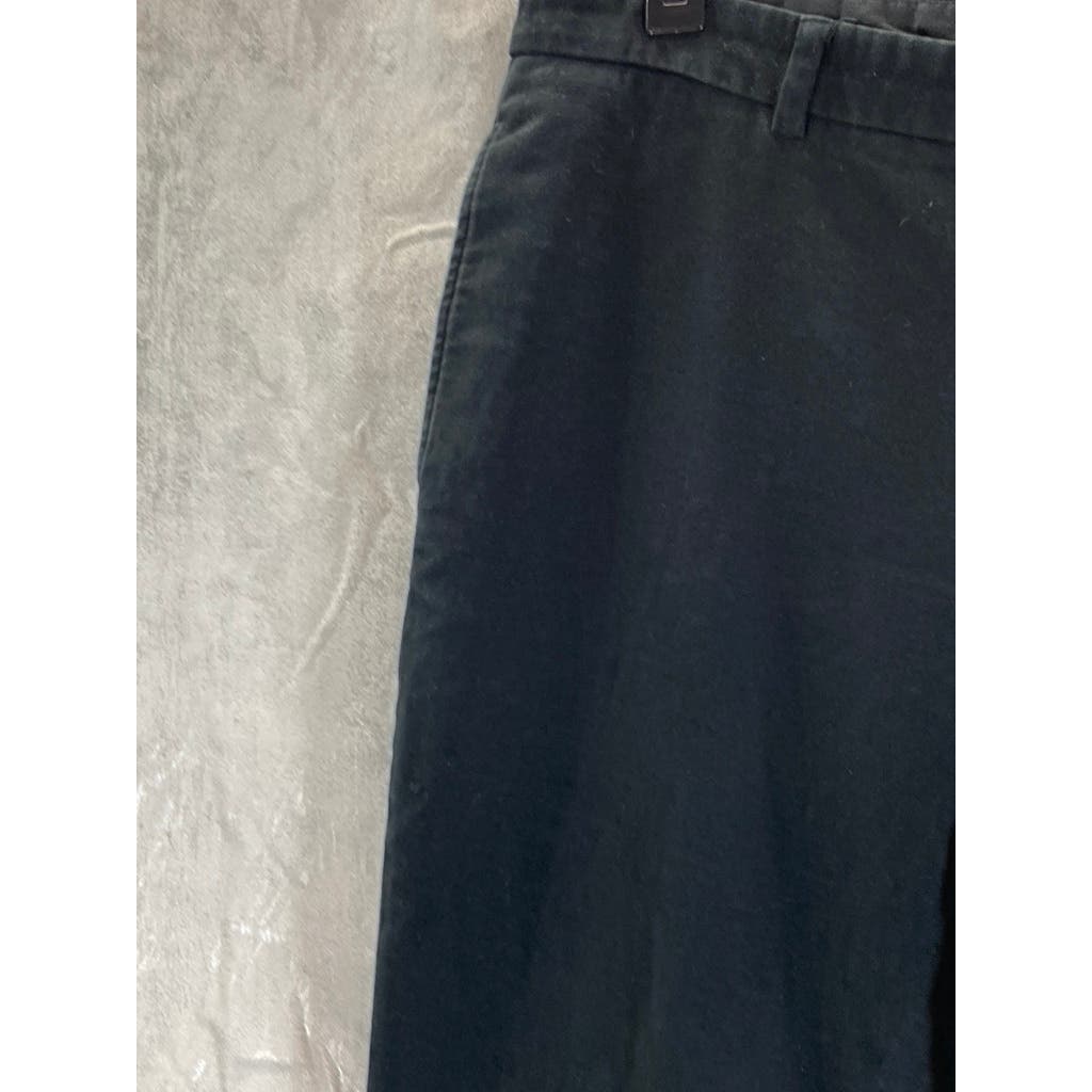 BROOKS BROTHERS Men's Black Solid Hudson-Fit Chino Pants SZ 38X30