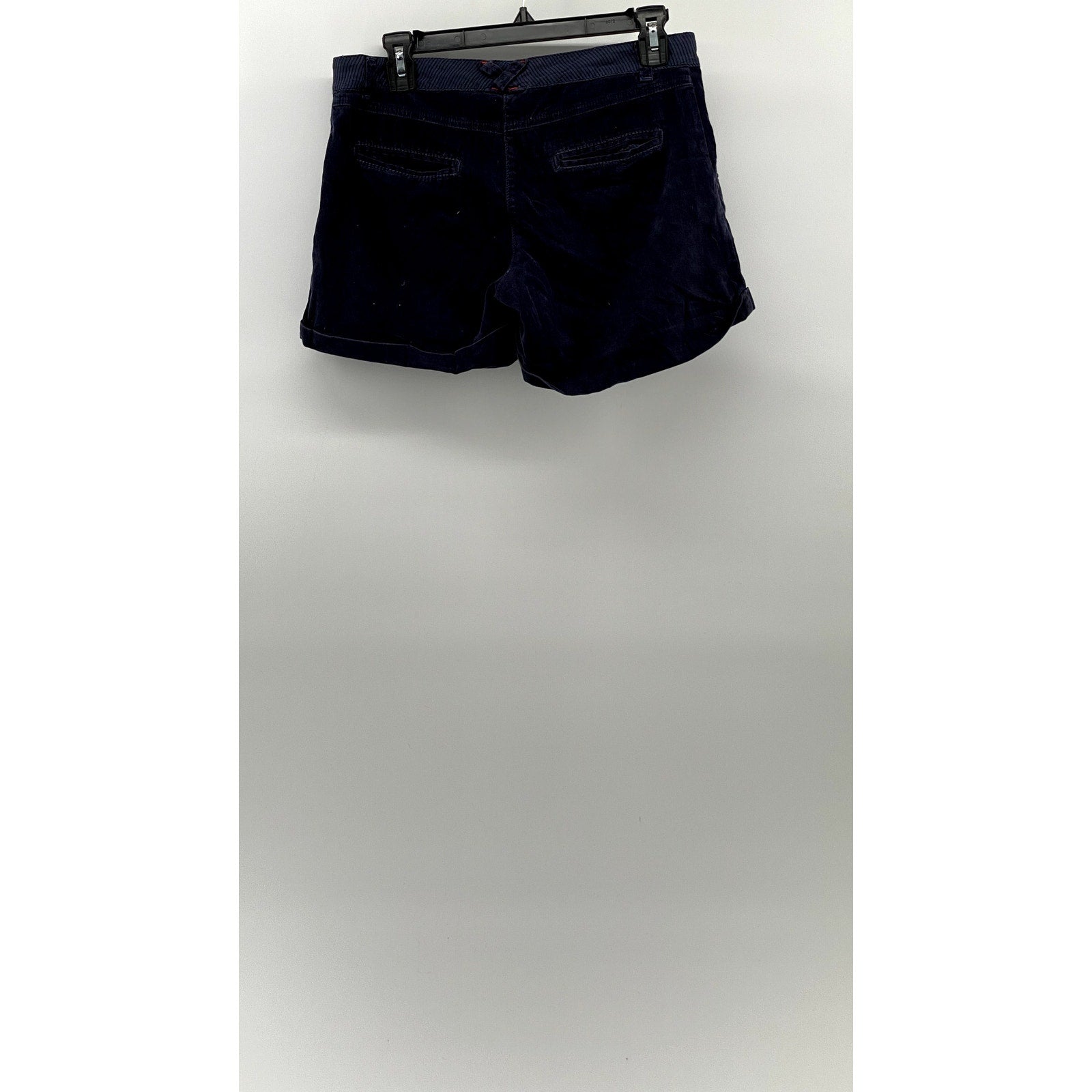 SPLENDID Women's Navy Blue Corduroy Cuffed Shorts SZ S