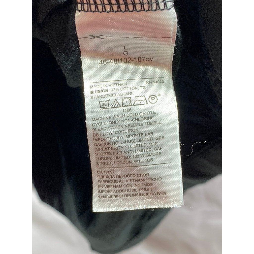 BANANA REPUBLIC Men's Black Crewneck Long Sleeve Casual T-Shirt SZ L