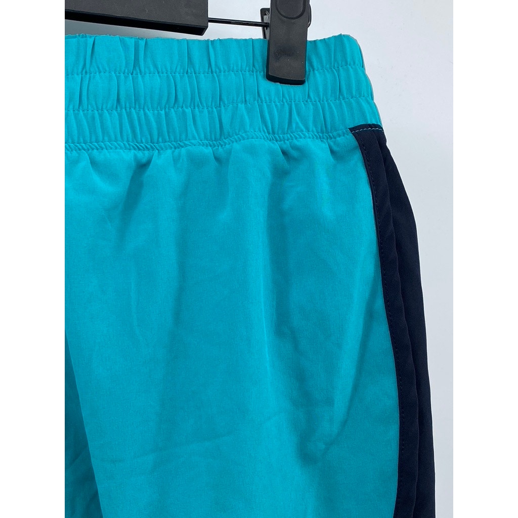 GAP Women's Blue-Black Trim Elastic Waist GapFit Pull-On Running Shorts SZ S