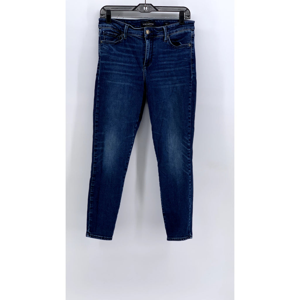 LUCKY BRAND Women's Blue Denim Ava Skinny Jegging Jeans SZ 10/30