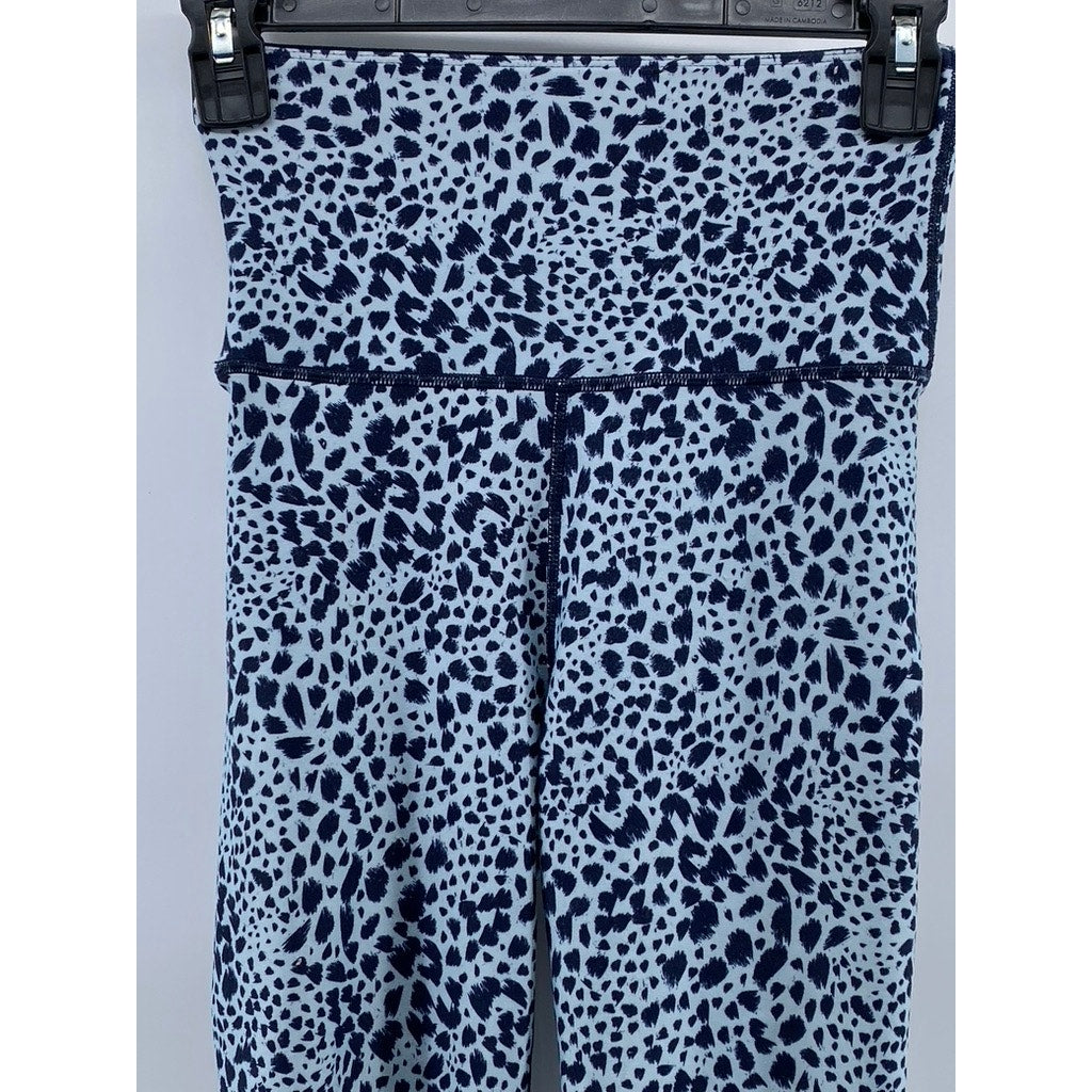 COTTON ON Women's Blue Animal Print High-Waist Pull-On Active Leggings SZ XS