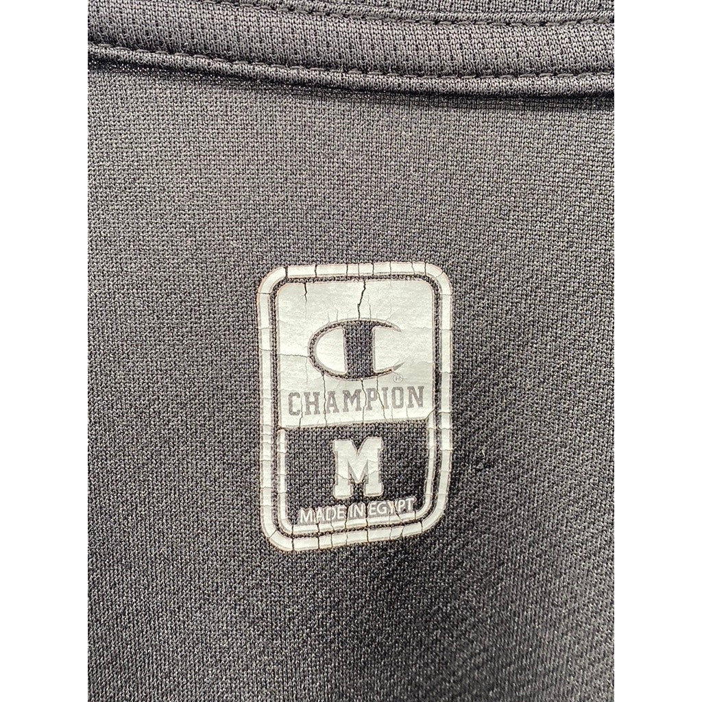 CHAMPION Men's Black Crewneck Long Sleeve Active T-Shirt SZ M