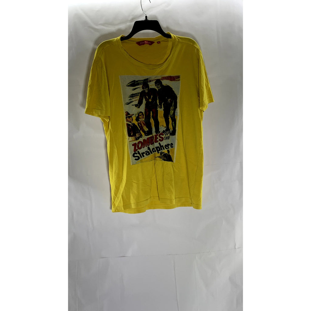 JOHN PLAYERS Men's Vintage Yellow Zombies Of Stratosphere Crewneck T-Shirt SZ L